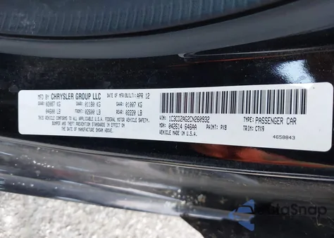 2012 Dodge Avenger Se z USA, uszkodzony, nr VIN 1C3CDZAG2CN260932